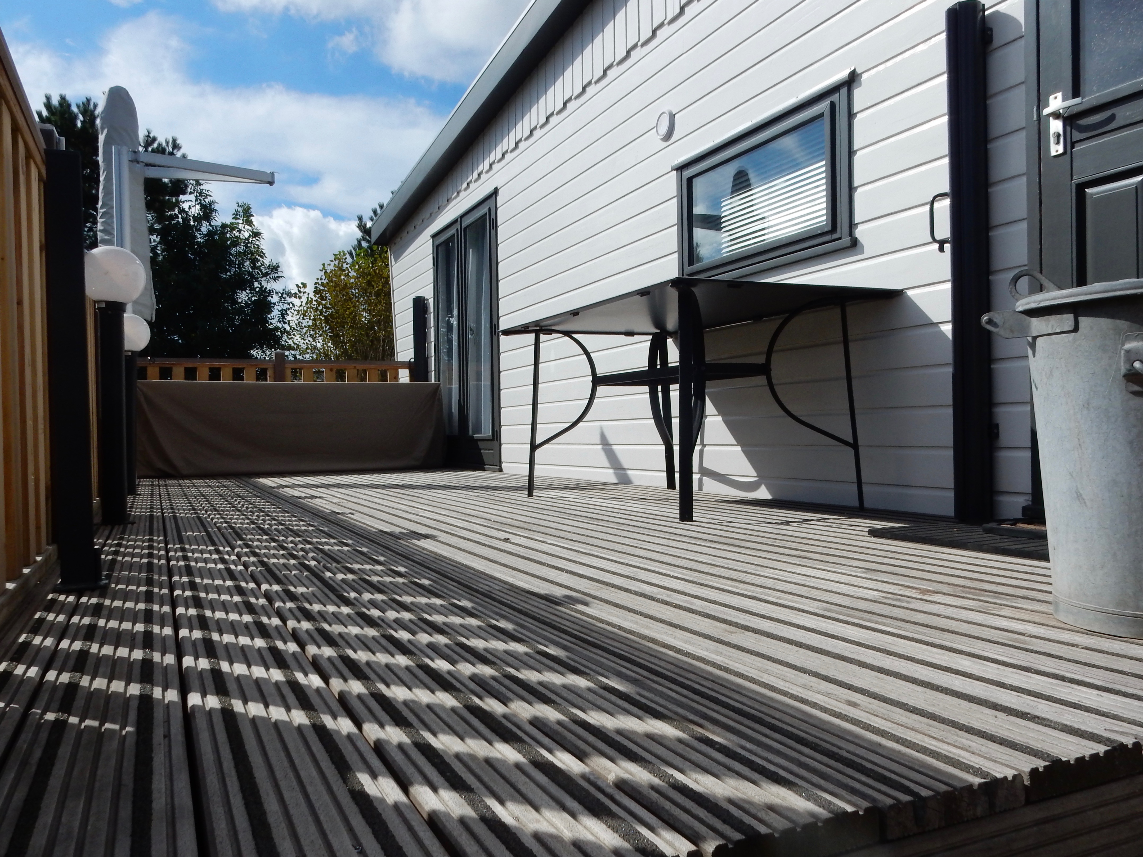 Zonnig terras